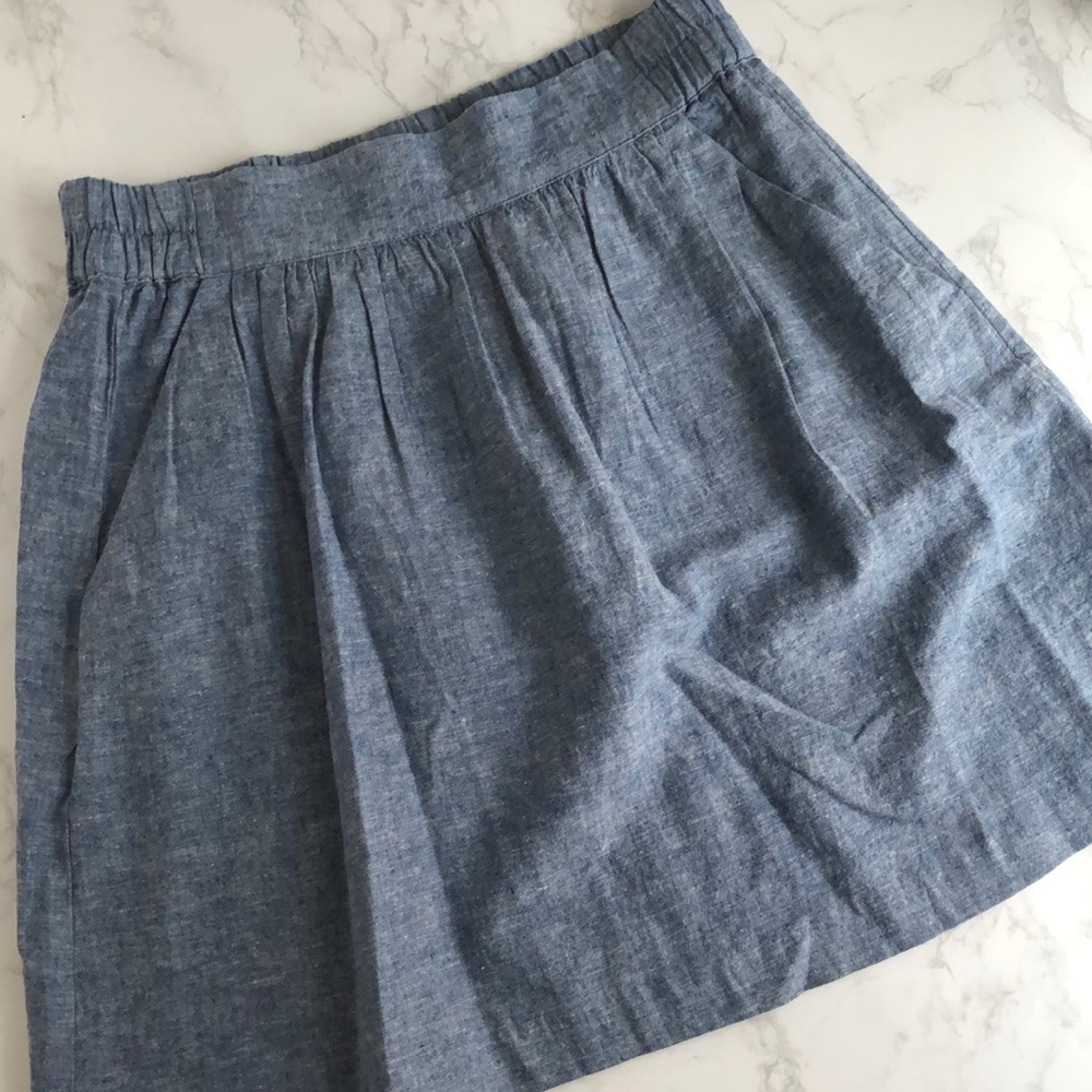 LOFT Outlet lightweight denim skirt